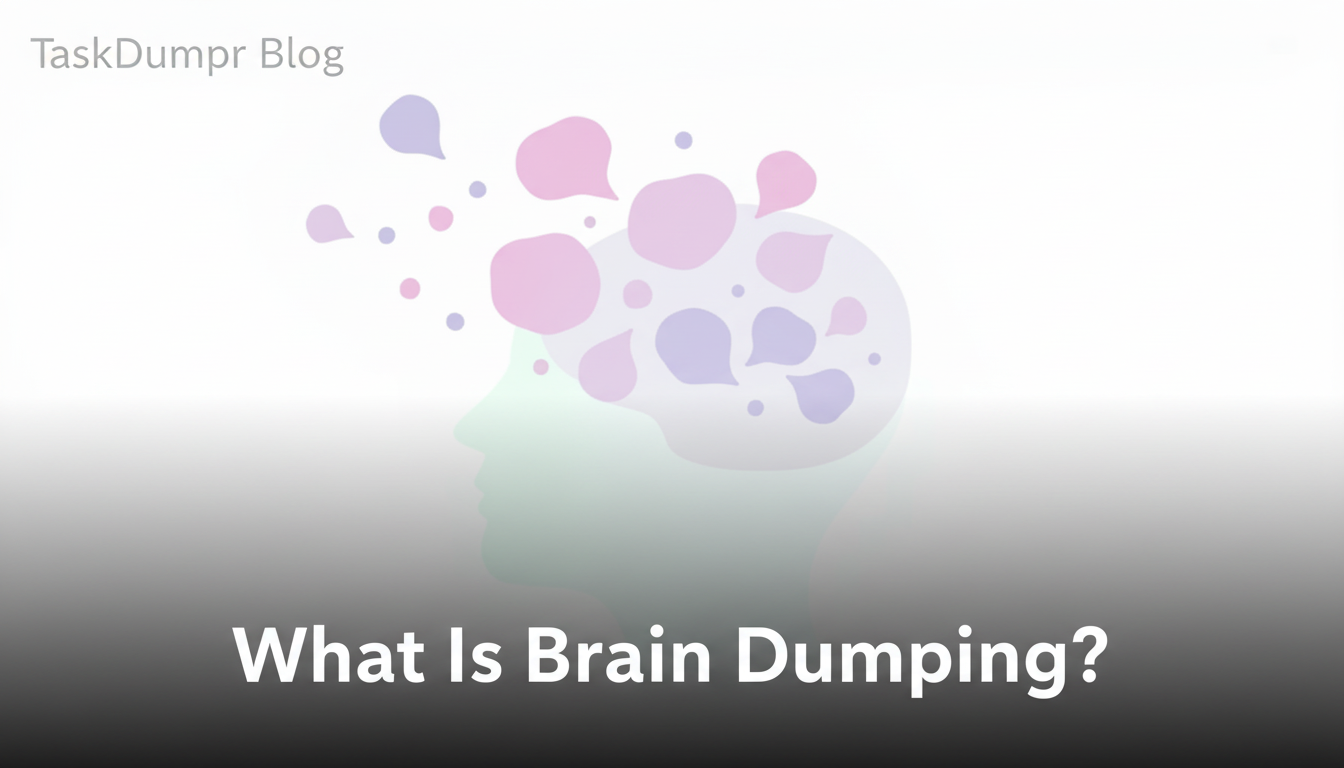What Is Brain Dumping? The Complete Guide to Clearing Mental Clutter ...